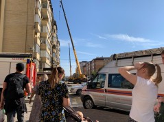 Информация по проведению восстановительных работ в доме  по ул. Российской, 267/6